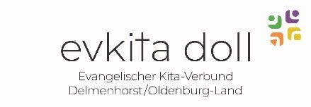 Logo: Kirchenkreis DOLL, Ev. Kita-Verbund evkita doll